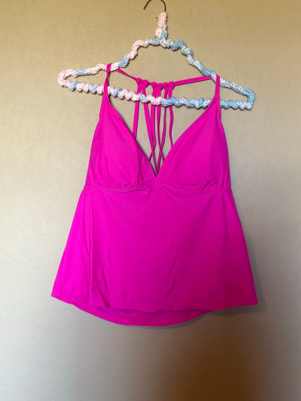 Pink Swim Tankini Top
